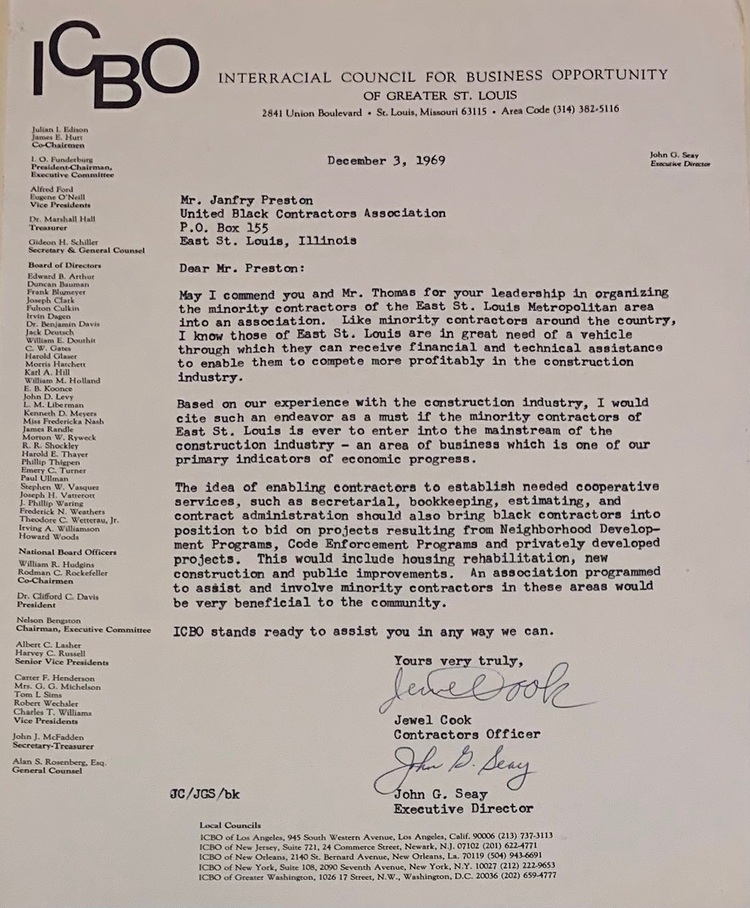 ICBO Letter on UBCA