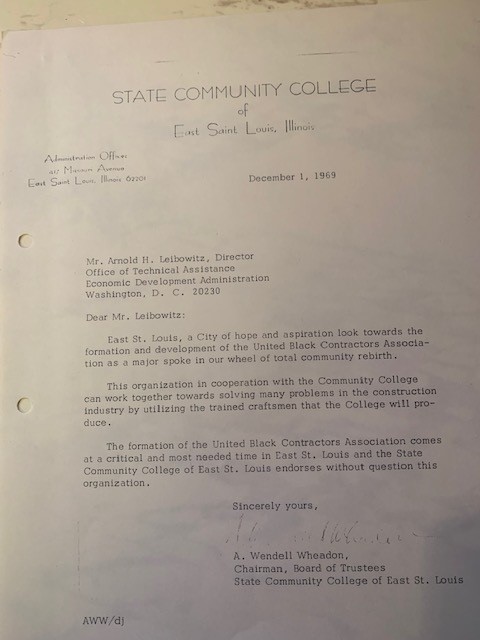 UBCA Letters 1969